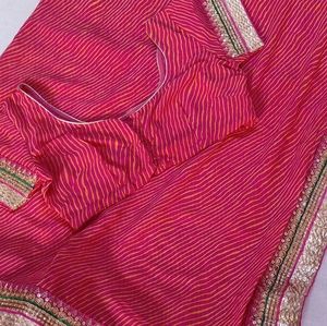 Jaipuri Leheriya saree